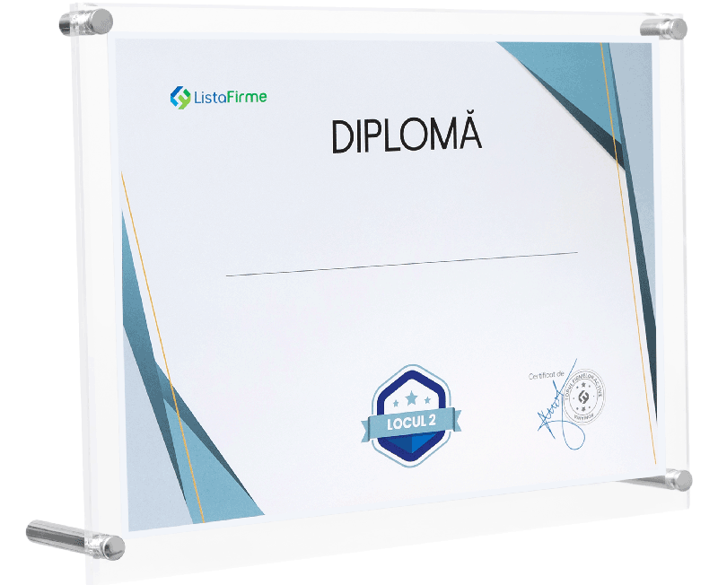 diploma locul 2 in top profit romania intreprinderi mijlocii, sectorul 1, domeniul 4652: comert cu ridicata de componente si echipamente electronice si de telecomunicatii