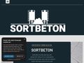 sortbeton